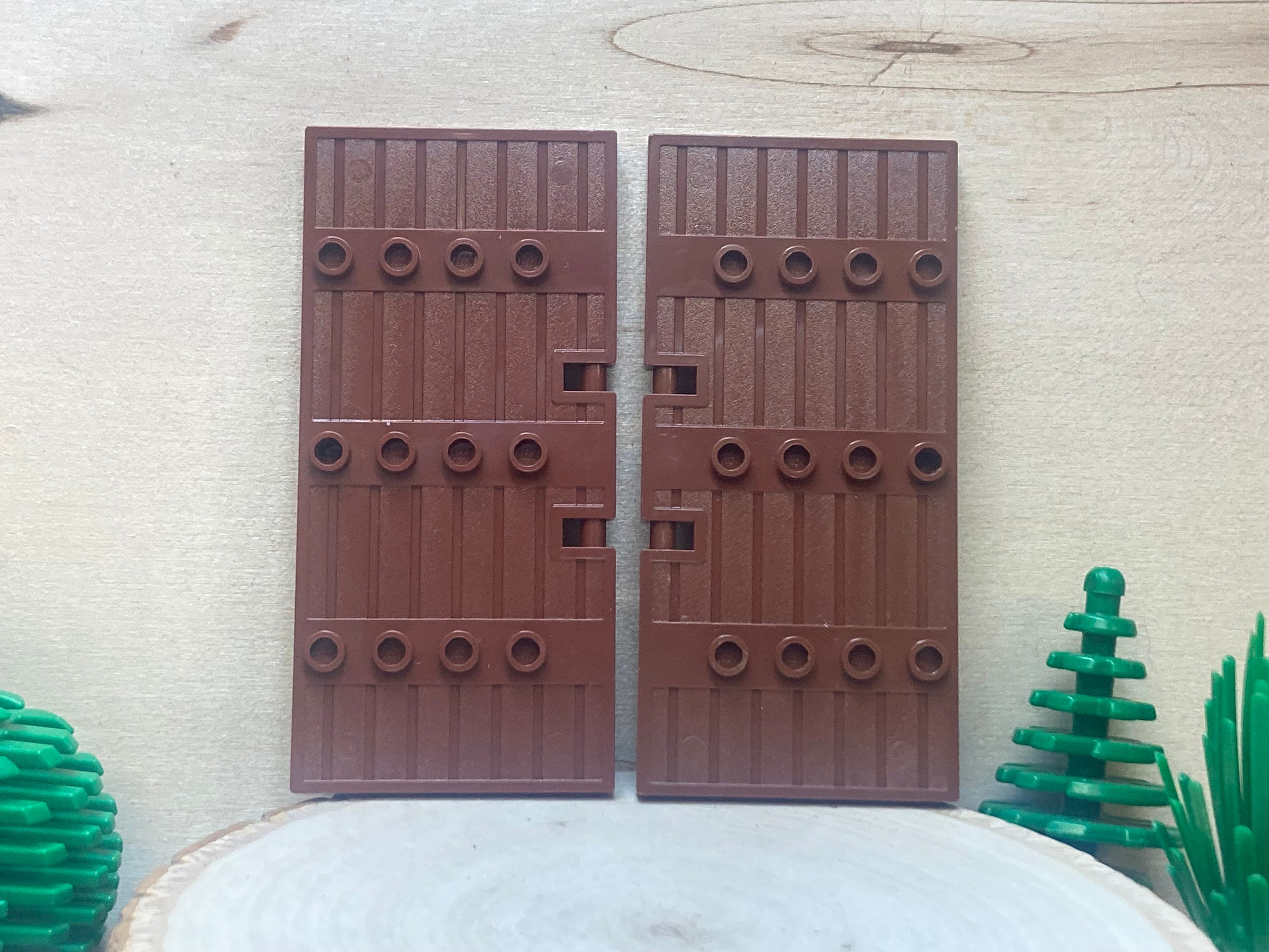 アルミシェード 赤コード　ロング2個　ショート5個セット Large Stockade Door 1 X 5 X 8 1/2, Pair of 2 – Genuine LEGO