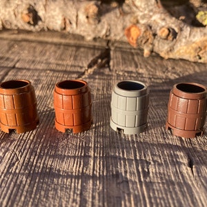 Barrel Container (2x2x2), 3 Pack - Genuine LEGO® Accessory