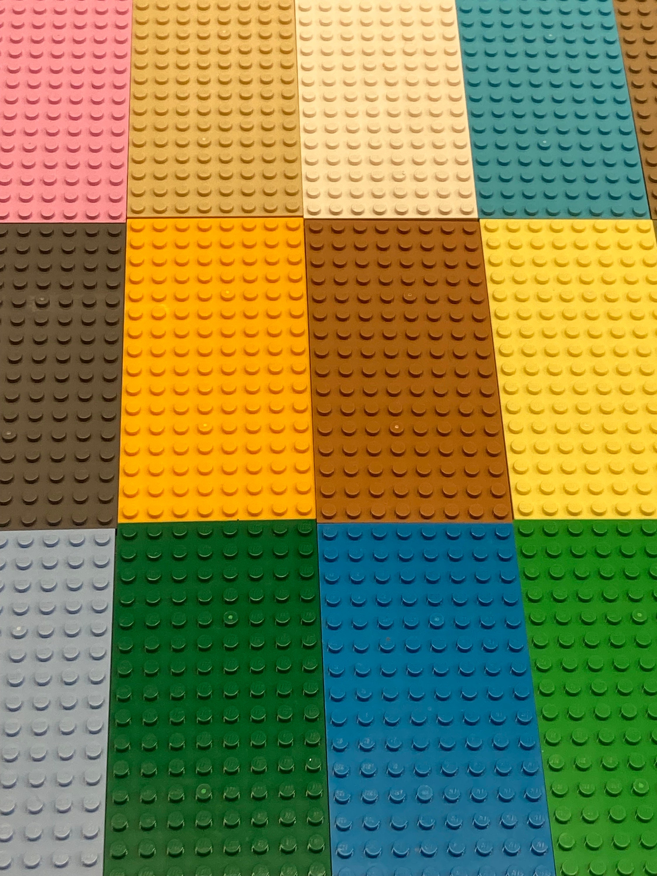 Lot de deux plaques Lego Friends bleu et vert - LEGO