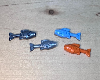 Fish, Variety of Colors, 10-Pack - Genuine LEGO® Animal