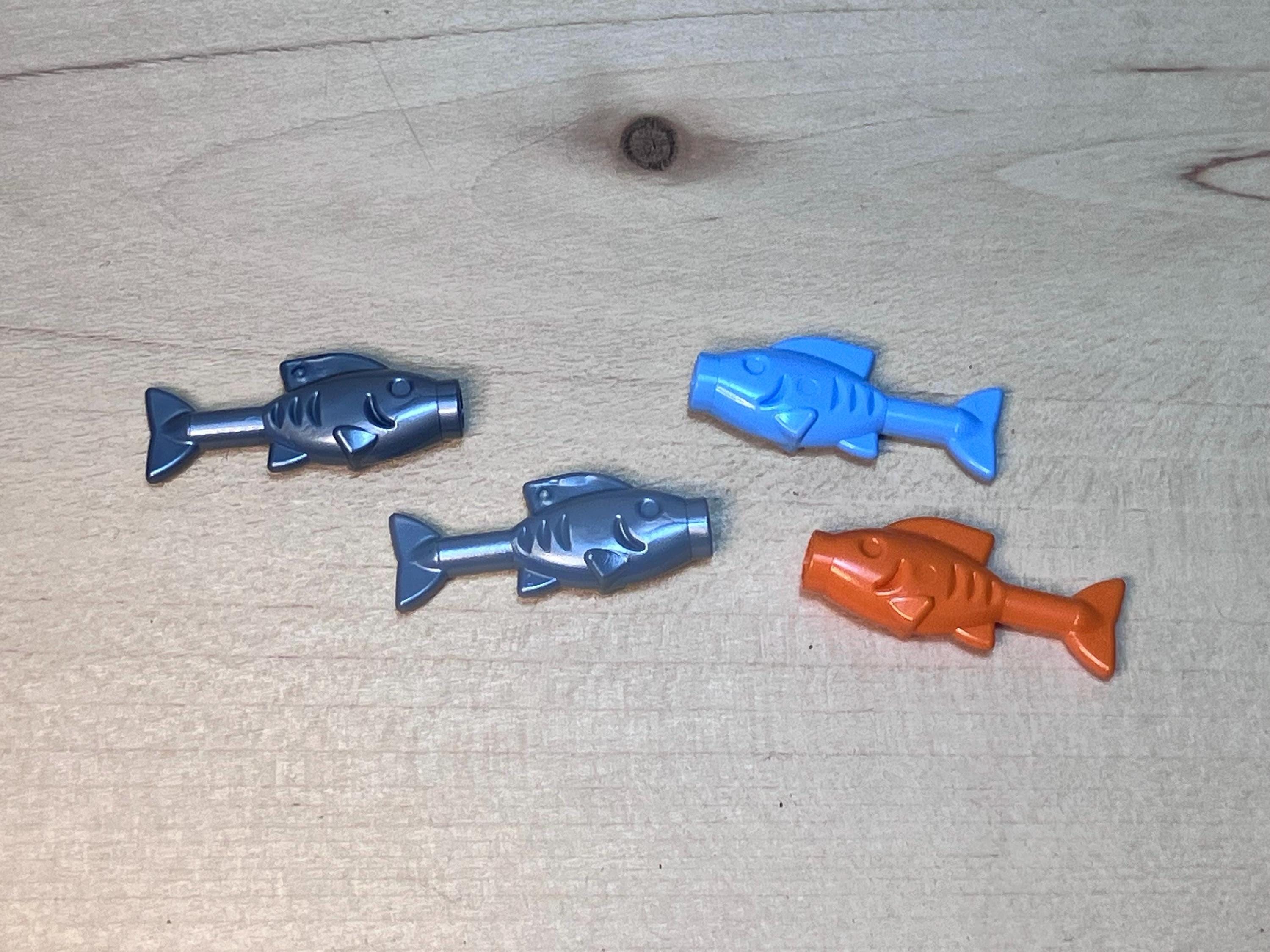 魚、様々な色、10個パック - 本物のレゴ®アニマル - Etsy 日本