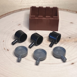 6-Pack Pots and Pans with Crate – Genuine LEGO® Accessory