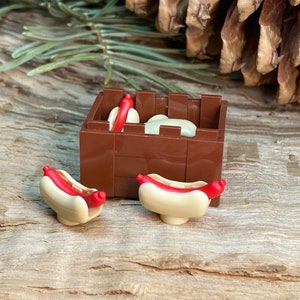 Crate of Hot Dogs, 4 Pack - Genuine LEGO® Accessory