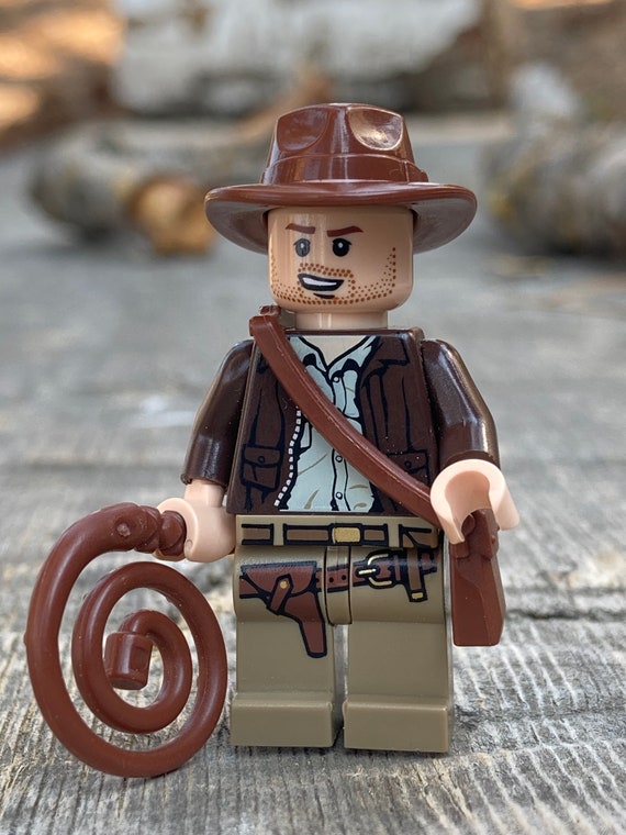 LEGO Indiana Jones with Open Shirt and Open Mouth Grin Minifigure