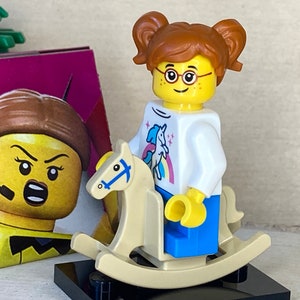 Rockin&#39; Horse Rider, Series 24 (Complete Set with Stand and Accessories) Genuine LEGO® Minifigure
