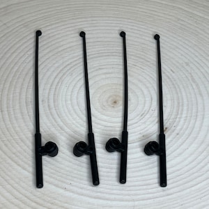 4-Pack Black Fishing Poles - Genuine LEGO® Accessory