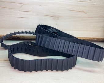 Black Tank Tread with 36 Treads, pack of 4 - Genuine LEGO® Vehicle Parts