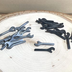 Minifigur, Utensilien-Werkzeug-Schraubenschlüssel, 6er-Pack - Original LEGO® Zubehör