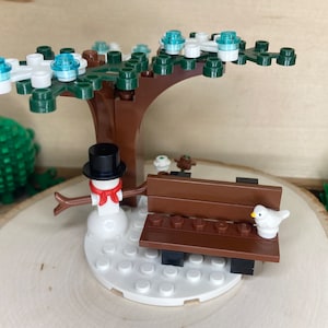 Winter in the Park Scene - Genuine LEGO®