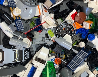 Space Themed 100% Genuine LEGO® Bulk Lot of Blocks Parts & Pieces Bag 1/2 Pound  ** Read Listing **
