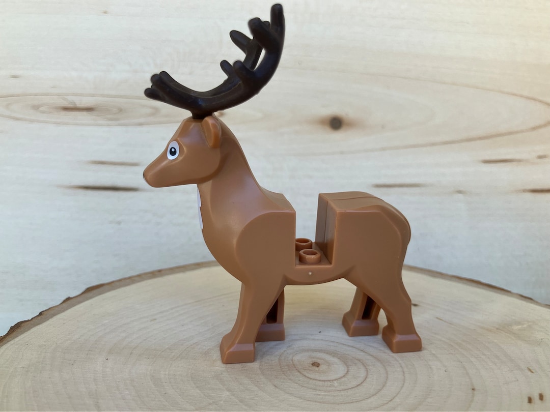 Medium Nougat Reindeer With Dark Brown Antlers (deer, Stag) Genuine LEGO®  Animal