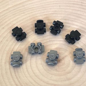 8-Pack of Super Fun Roller Skates – Genuine LEGO® Accessory, 4 silver, 4 black