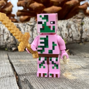 Zombie Pigman with Golden Sword – Genuine LEGO® Minifigure