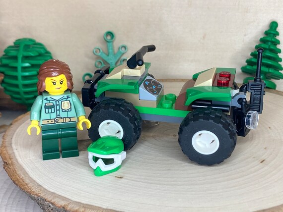 ATV 4 Wheeler With Park Ranger City Genuine LEGO Etsy Sweden