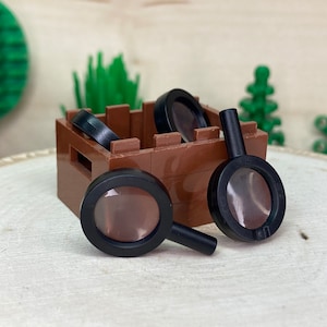 Crate of Magnifying Glasses, 4 Pack - Genuine LEGO® Accessory