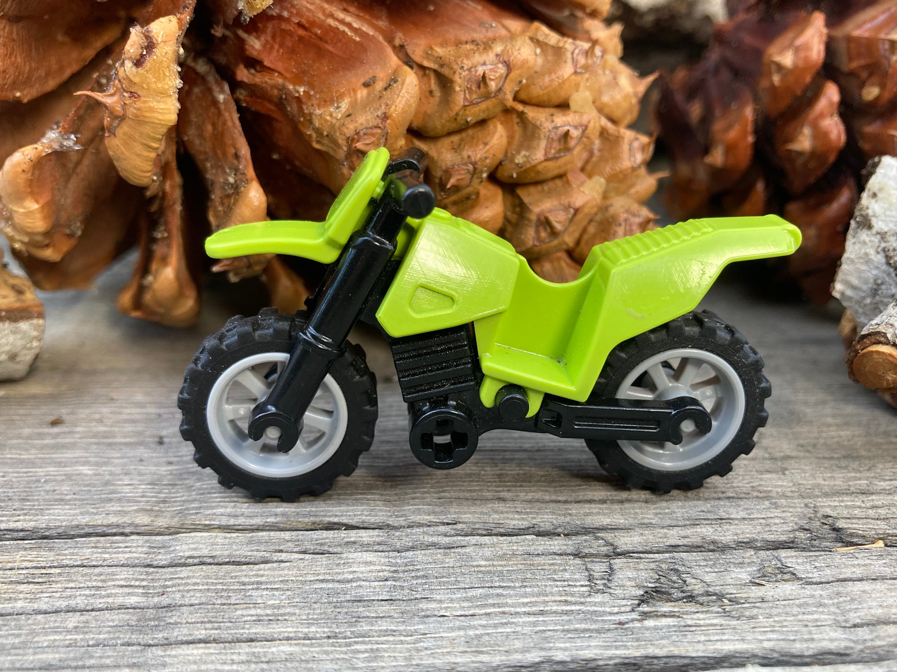 Green lego motorcycle sales