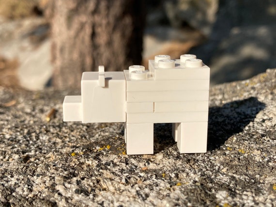 Baby Polar Bear MC Genuine LEGO Animal Etsy