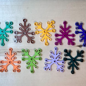 6-Pack Plant Leaves 6 x 5 - Genuine LEGO® Nature