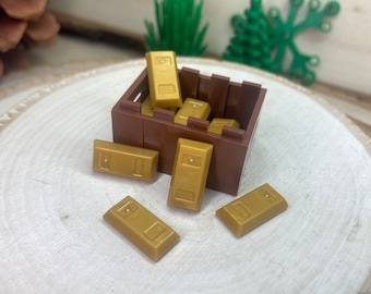 Crate of Gold Bars, 10 Pack - Genuine LEGO® Accessory