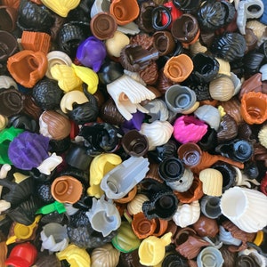 Minifigure Hair, 10 Pack - Genuine LEGO® Minifigure Parts