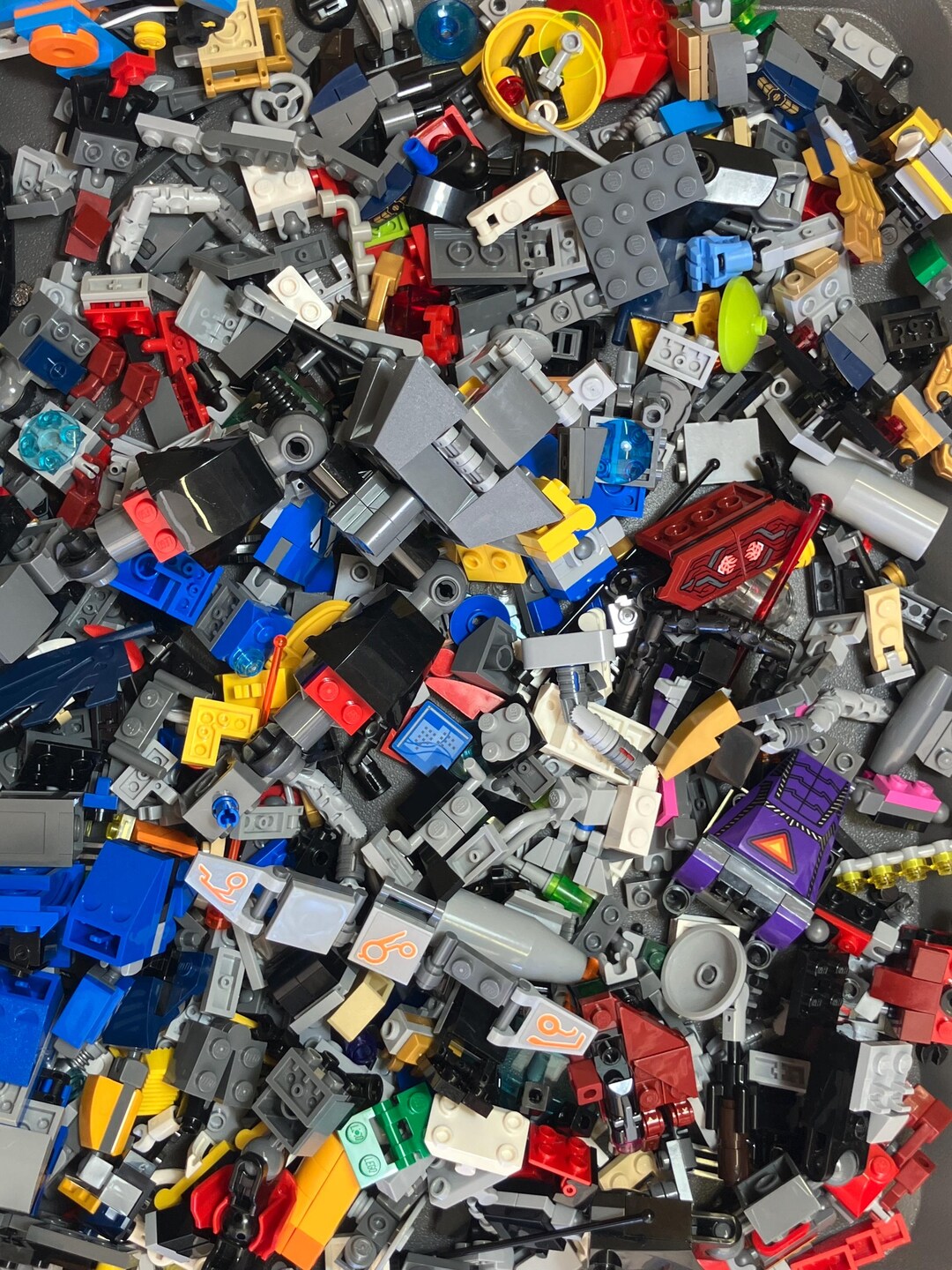 Lego Block Pacets Robot Themed 100% Genuine LEGO® Bulk Lot of Blocks Parts & Pieces Bag 1 ...