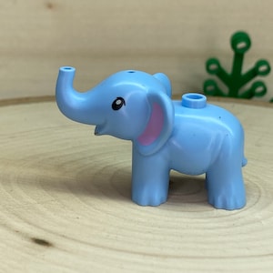 Baby Elephant with Bright Pink Ears - Friends, Genuine LEGO® Animal