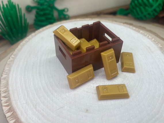Crate of Gold Bars, 10 Pack - Genuine LEGO® Accessory - Etsy