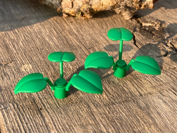 Plante Fleur Tige 1 x 1 x 2/3 avec 3 Grandes Feuilles lot de 2 Véritable  Pièce Paysage LEGO® -  France