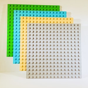 Plate – 16 x 16 Studs or 5&quot; x 5&quot; – Clean 100% Genuine LEGO® (You Pick The Color)