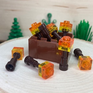 Crate of Torches, 8 Pack – Genuine LEGO® Accessory