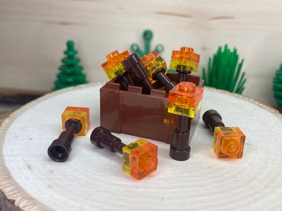 Crate of Torches 8 Pack Genuine LEGO Accessory Etsy Israel