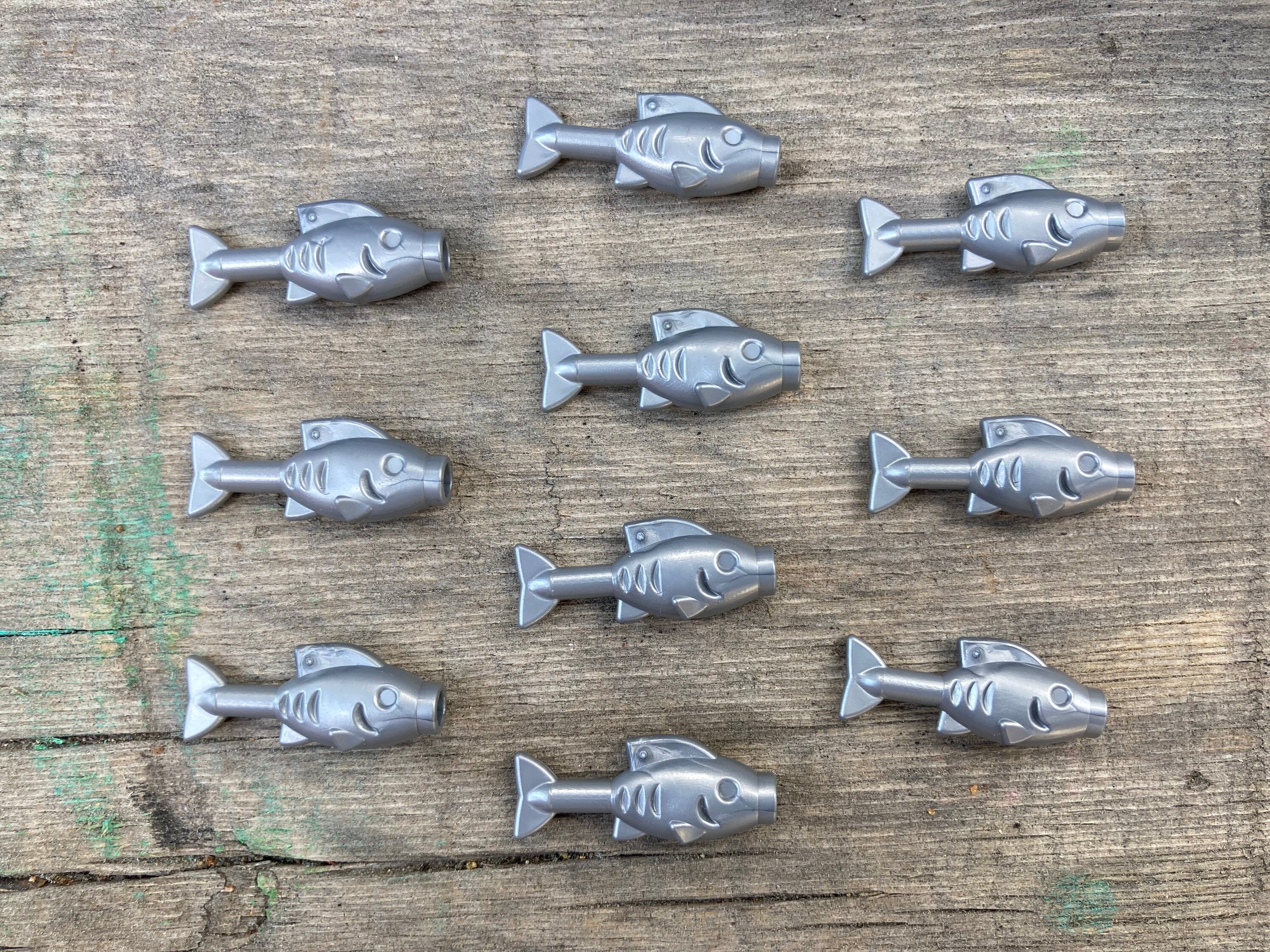 Fish a School of 10 Genuine LEGO Etsy