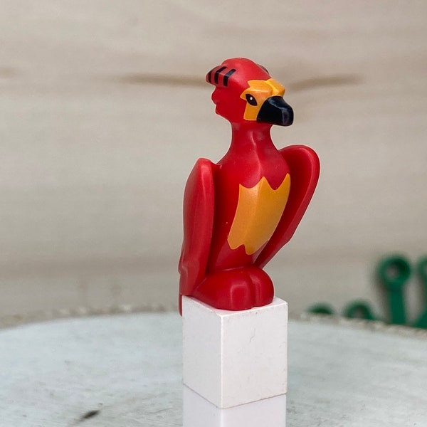 Phoenix with Black Beak and Bright Light Orange Face and Chest (HP Fawkes) - Genuine LEGO® Animal