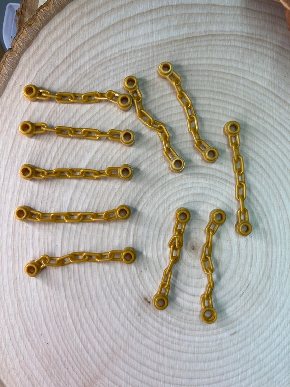 Buy Pearl Gold Chain With 5 Links Pack of 10 Genuine LEGO