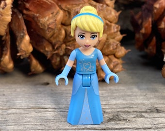 Cinderella Wearing a Two-colored Dress and Long Gloves Disney