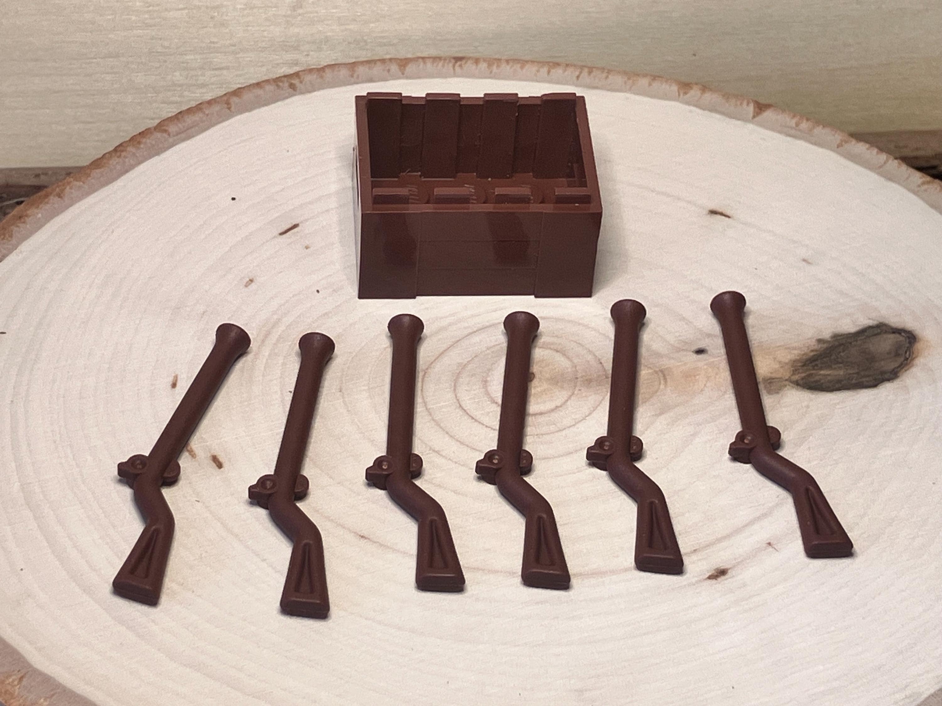 Flintlock Rifles, Reddish Brown 6-pack With Crate – Genuine LEGO ...