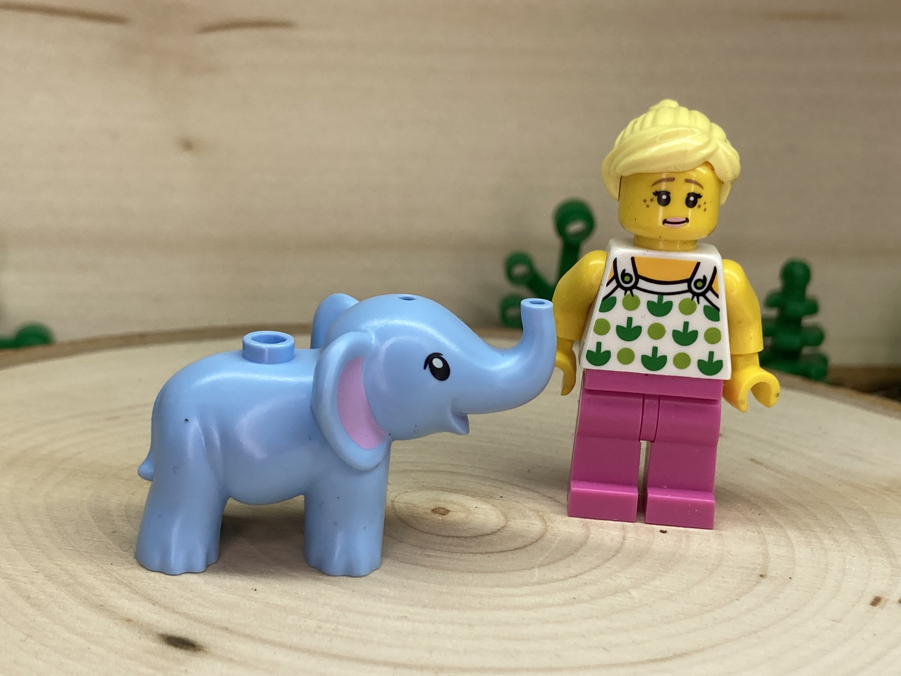 Baby Elephant With Bright Pink Ears Friends Genuine LEGO Animal Etsy