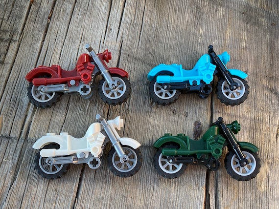 Vintage Motorrad LEGO®, wählen Sie die Farbe echte LEGO® Fahrzeug -   Österreich