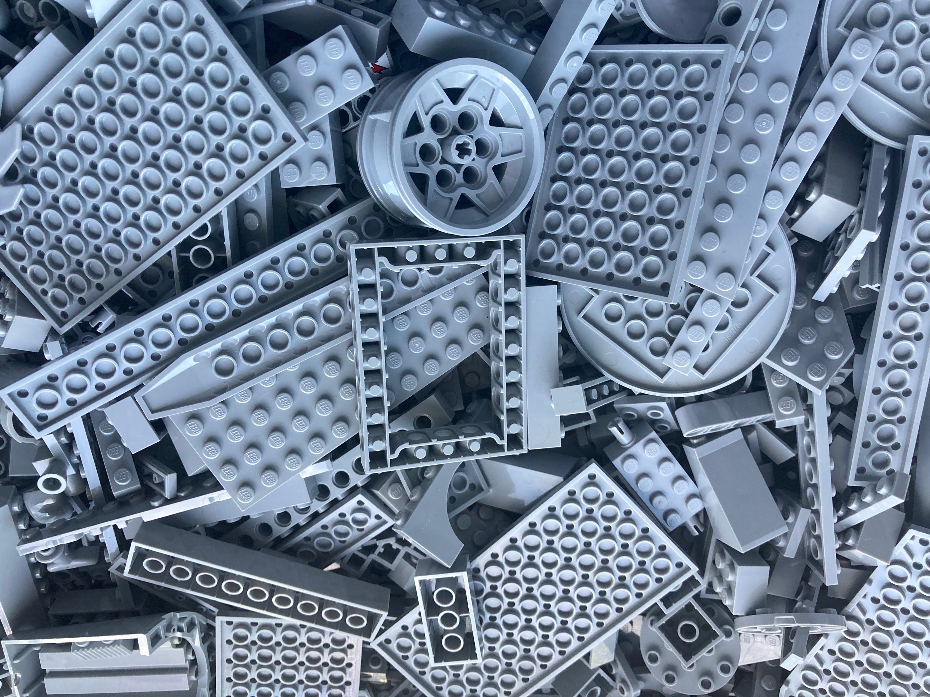 gray lego brick