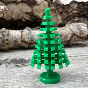 Genuine LEGO® Large Pine Tree (4 x 4 x 6 2/3) – Authentic LEGO® Landscape Piece