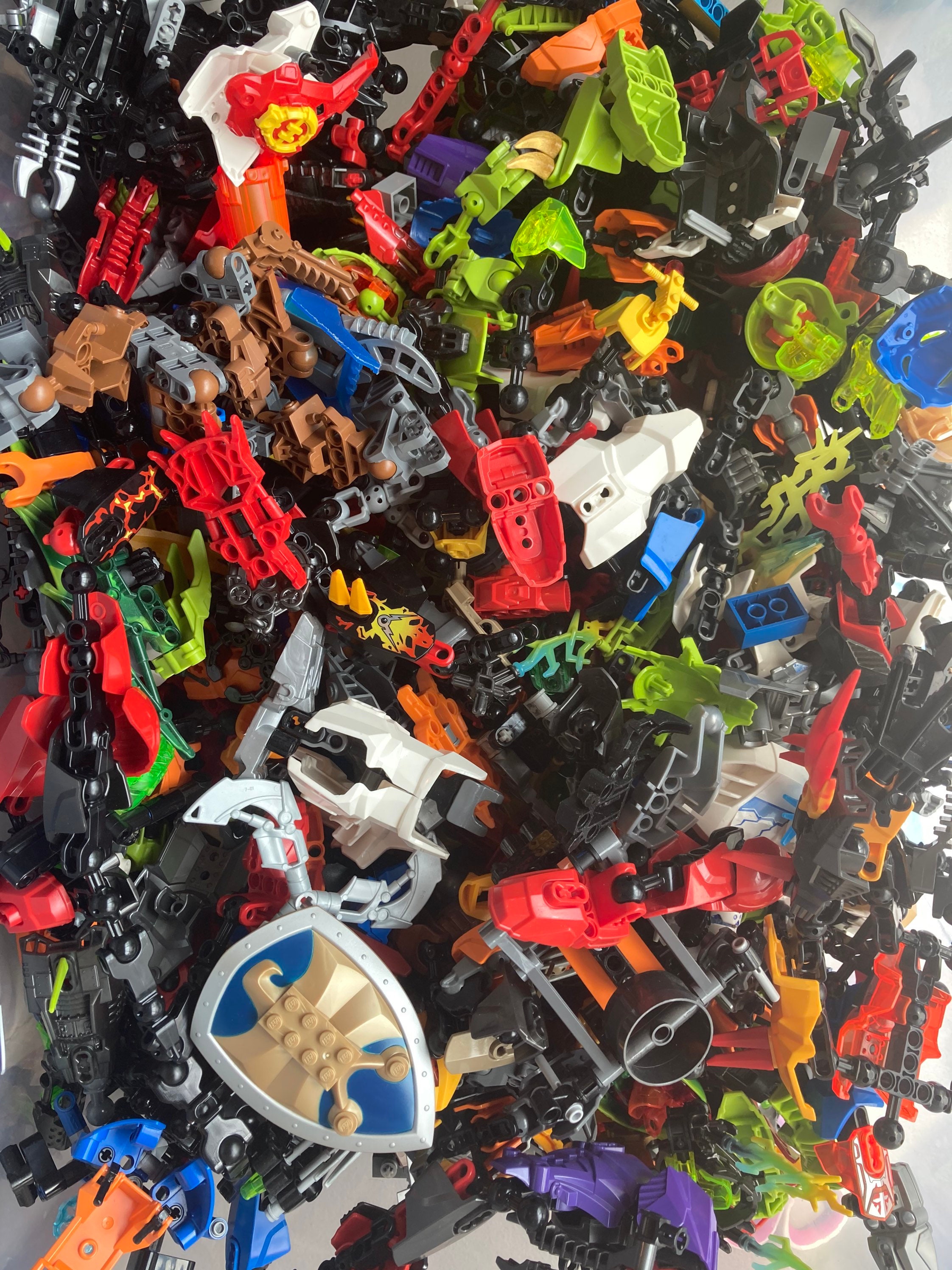 Clean 100% Genuine Lego® Bionicle Hero Factory by the Pound 