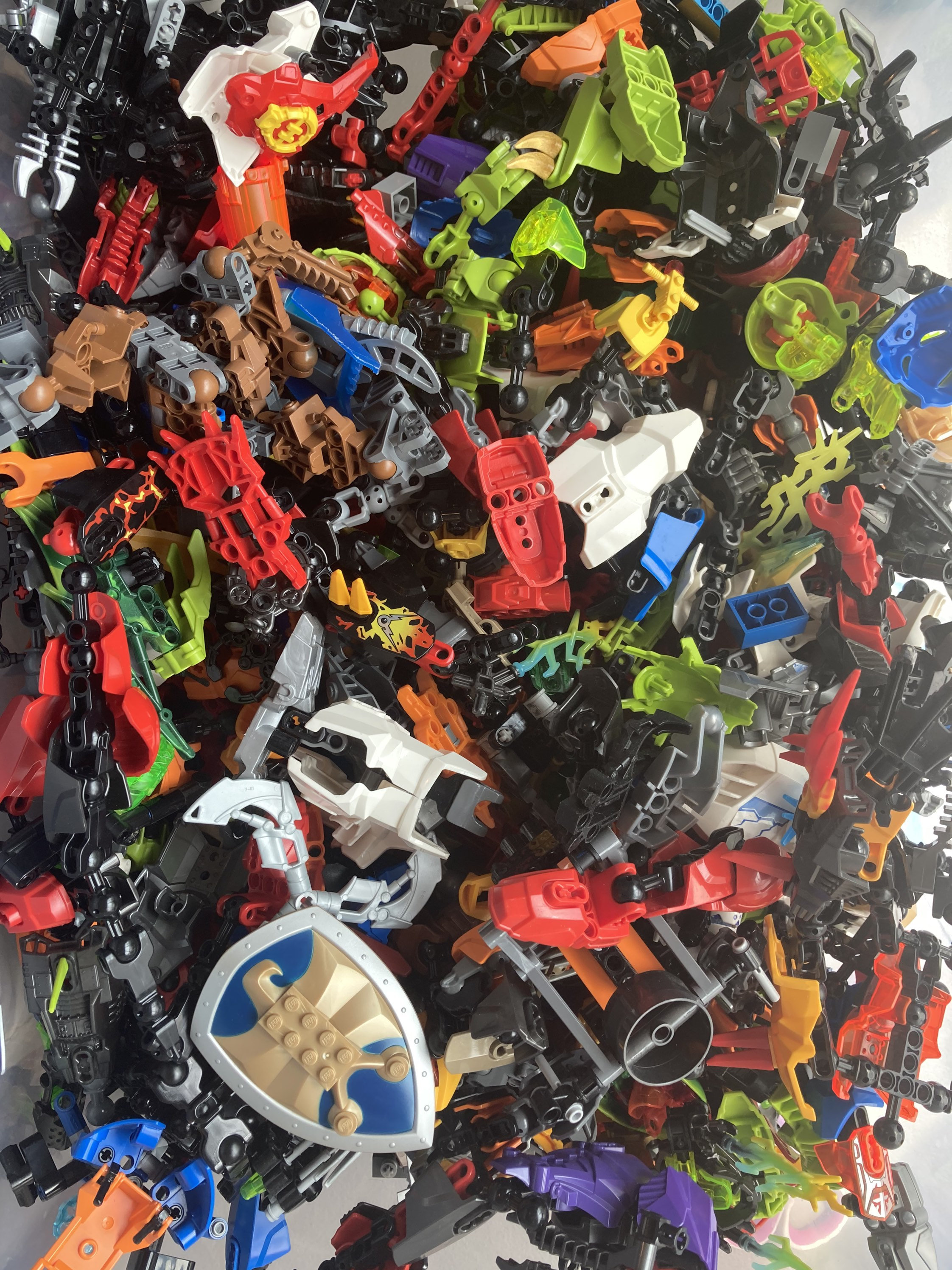 Clean 100% Genuine Lego® Bionicle Hero Factory by the Pound 