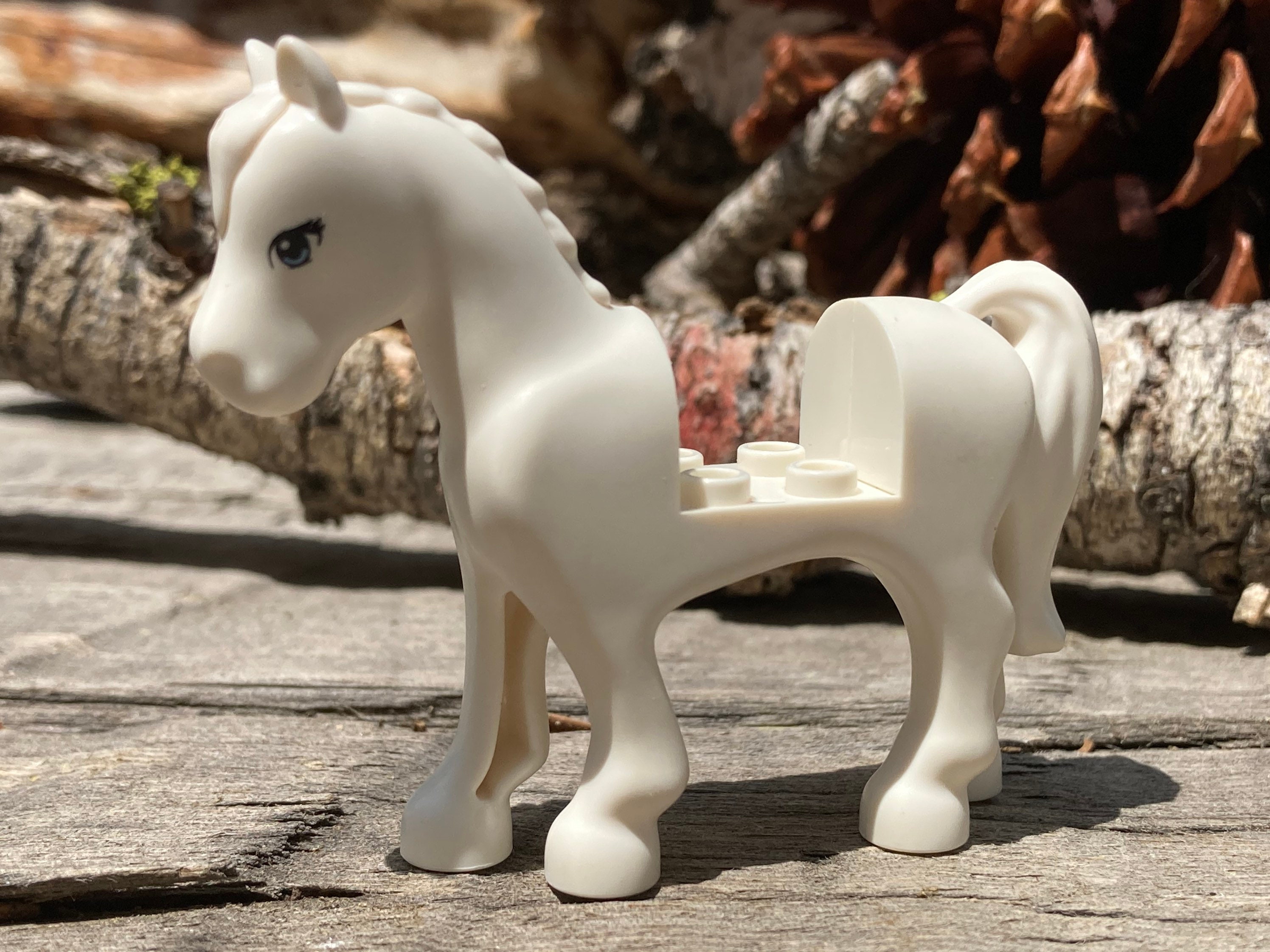 Lego white cheap horse
