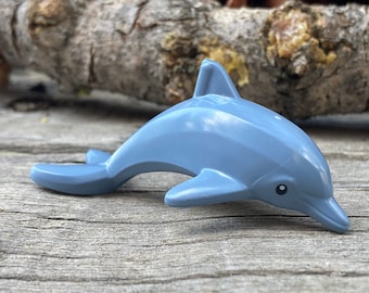 Sand Blue Dolphin, Town, Jumping With Bottom Axle Holder With