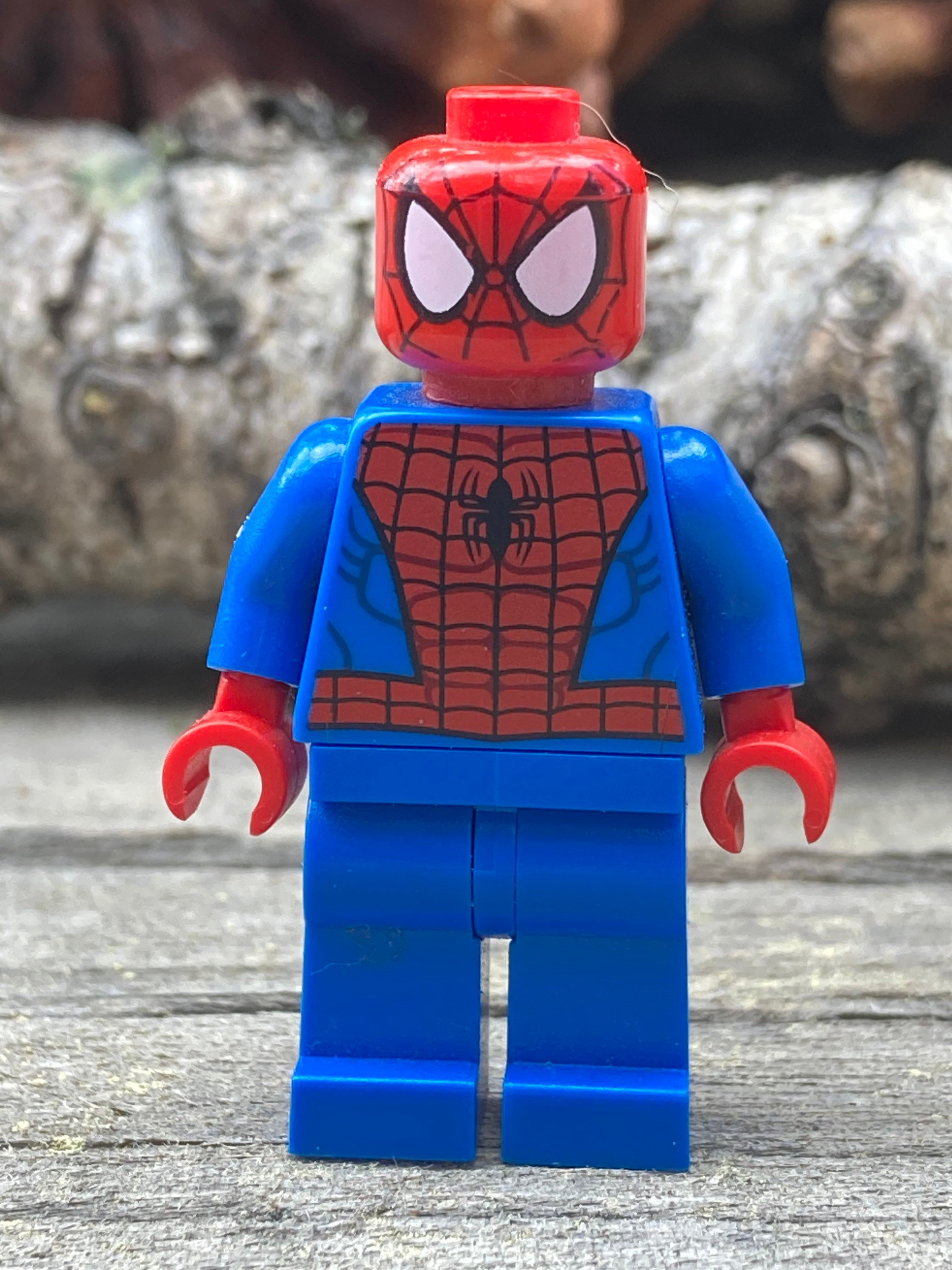 Spider-man Ultimate Black Web Pattern 76057 Super Hero LEGO Minifigure Figure 