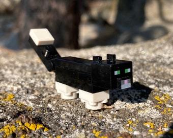 Black and White Cat - MC, Genuine LEGO® Animal
