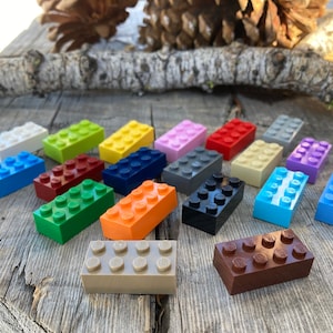 25-Pack Genuine LEGO® 2x4 Bricks – Authentic LEGO® Building Blocks