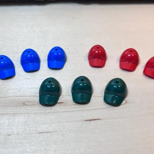 9-teilige Bill-Baseballmützen - Original LEGO® Minifigur Teile