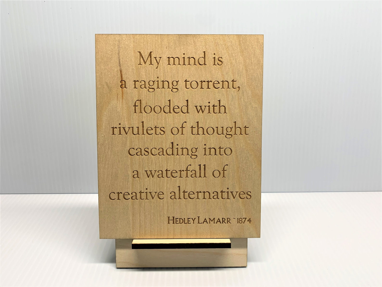 6x5 My Mind is Aglow Quote Hedley Lamarr Blazing Saddles Etsy