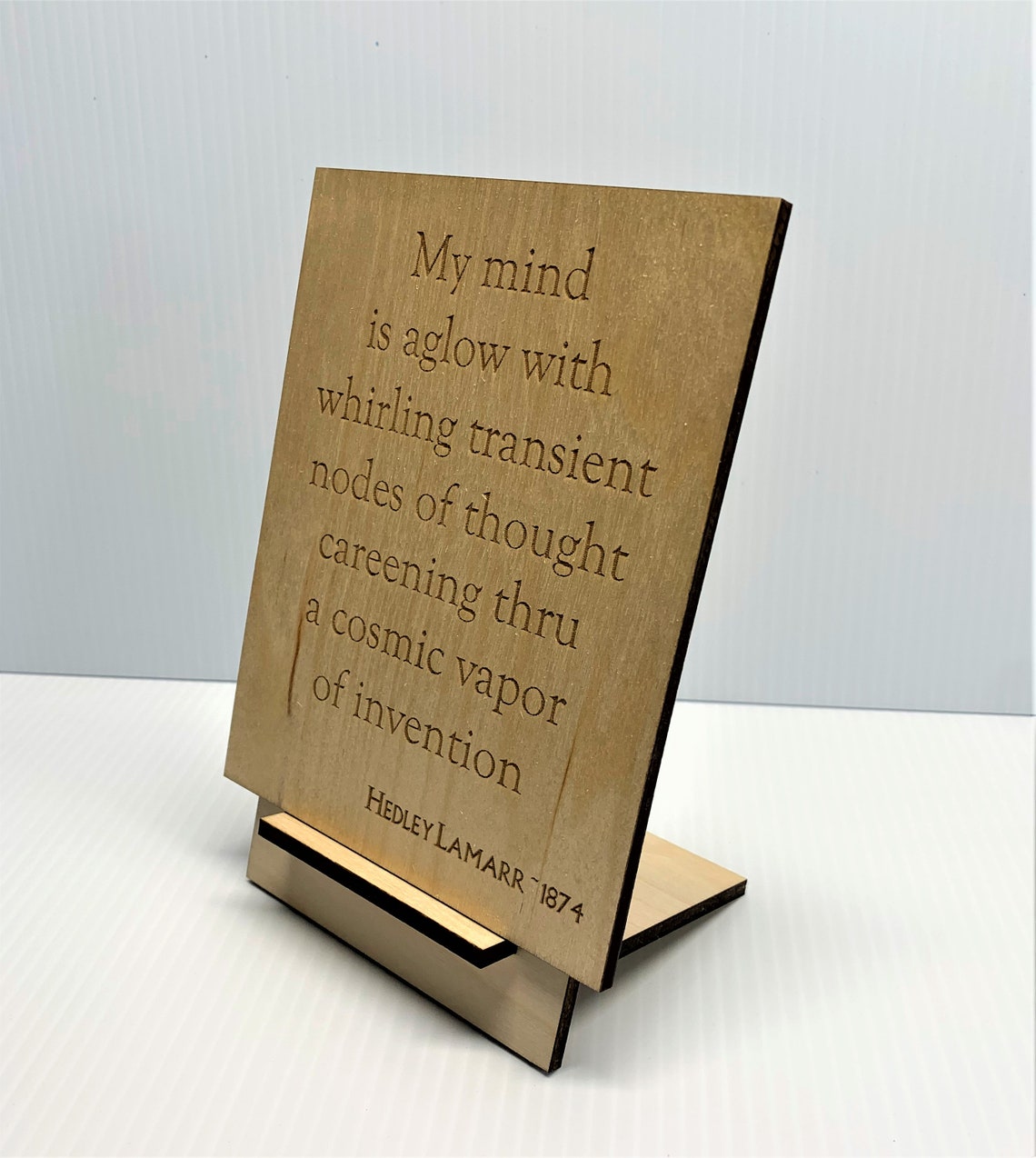 6x5 My Mind is Aglow Quote Hedley Lamarr Blazing Saddles Etsy